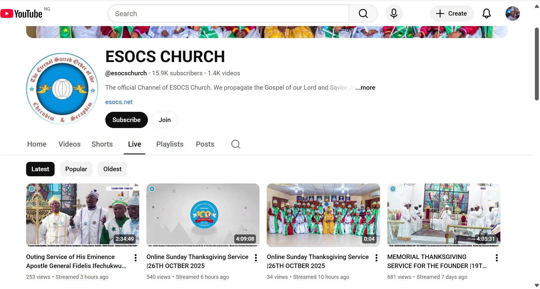 Follow our Live Services