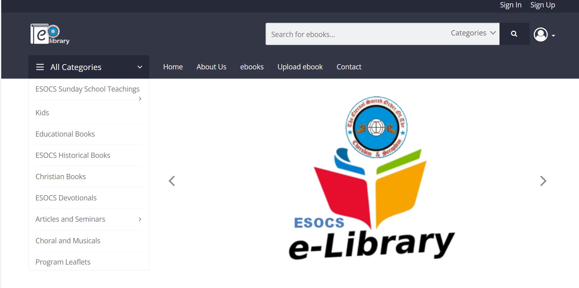The ESOCS elibrary is now LIVE