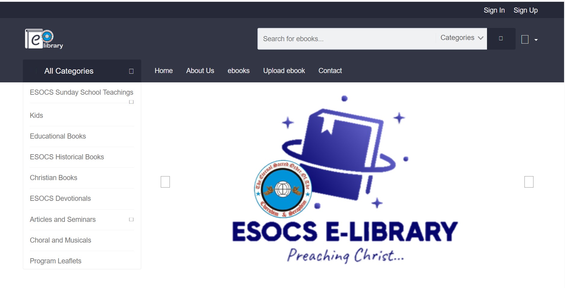 The ESOCS Elibrary